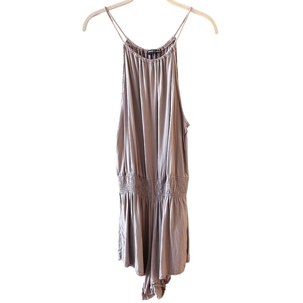 Brandy Melville Blanche Dusty Lavender Romper OSFA - Picture 2 of 6